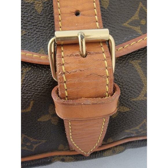 Louis Vuitton Saumur Shoulder Bag 30 Brown Monogram Canvas AR0915 - Picture 12 of 15